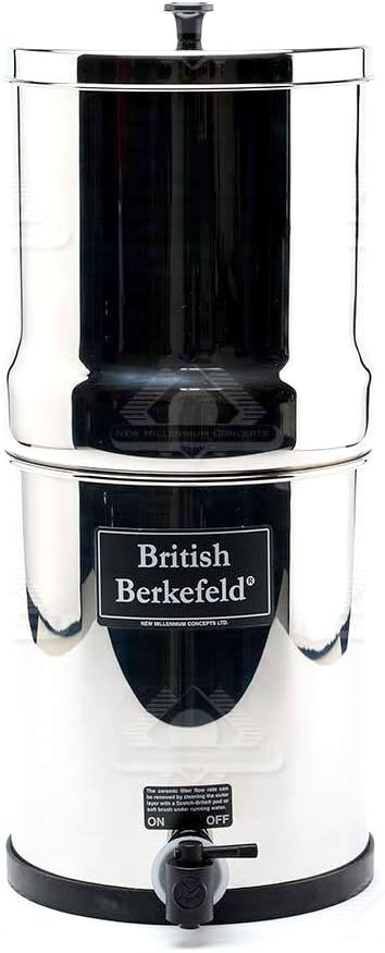 british Berkefeld countertop Gravity Water Filter for well water