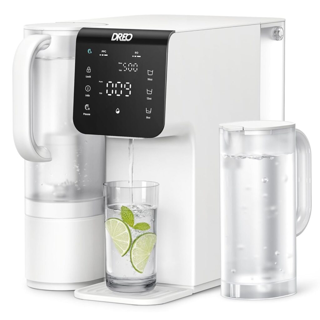 Dreo WF511 Countertop RO water filtration system for well water