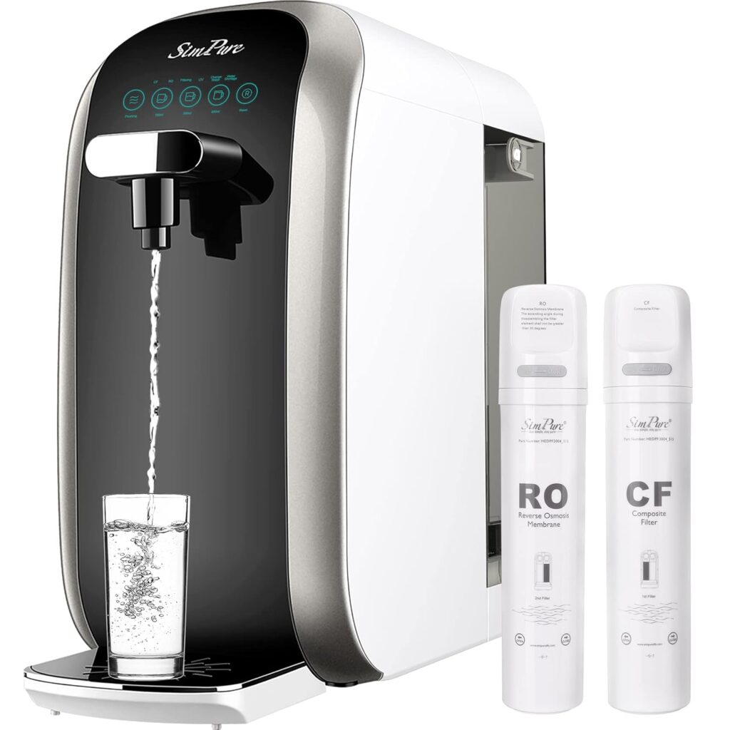 SimPure UV Countertop RO for well water