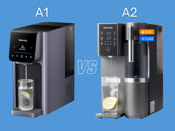 waterdrop a1 vs a2 water filtration