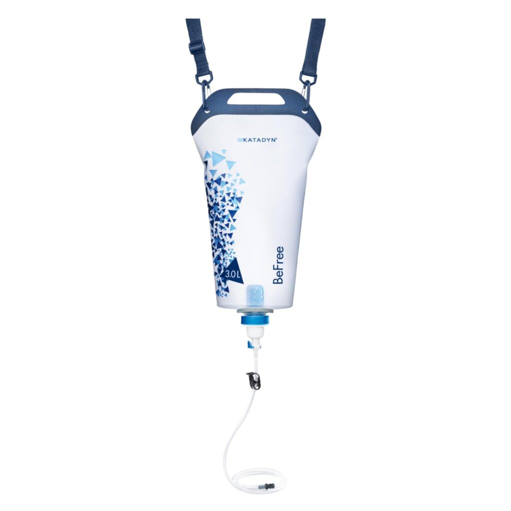 Katadyn BeFree Gravity 3L Portable water filter for outdoor use