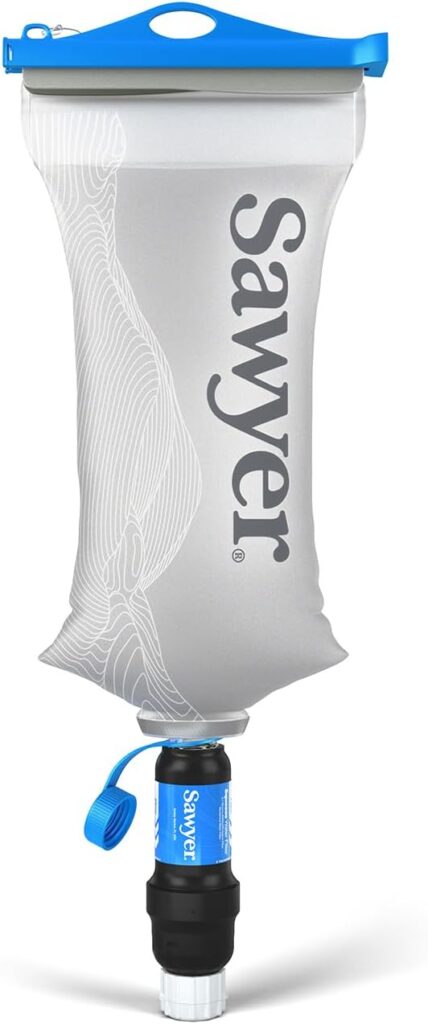 Sawyer Squeeze gravity filter for backpackers